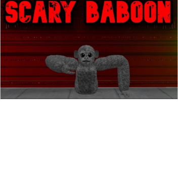 scary baboon
