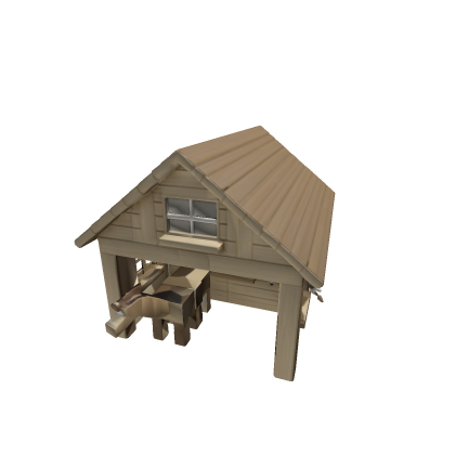 Stable with horses