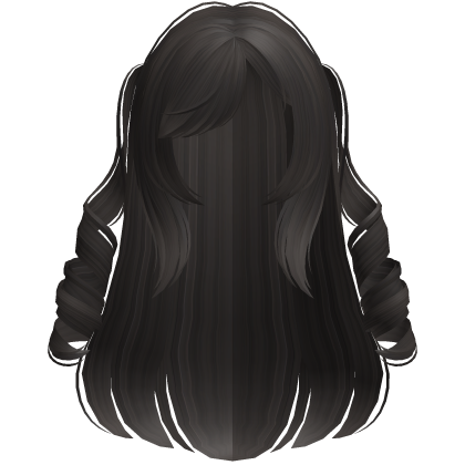 ♡ : fairy curly long pretty hair in brown Roblox item