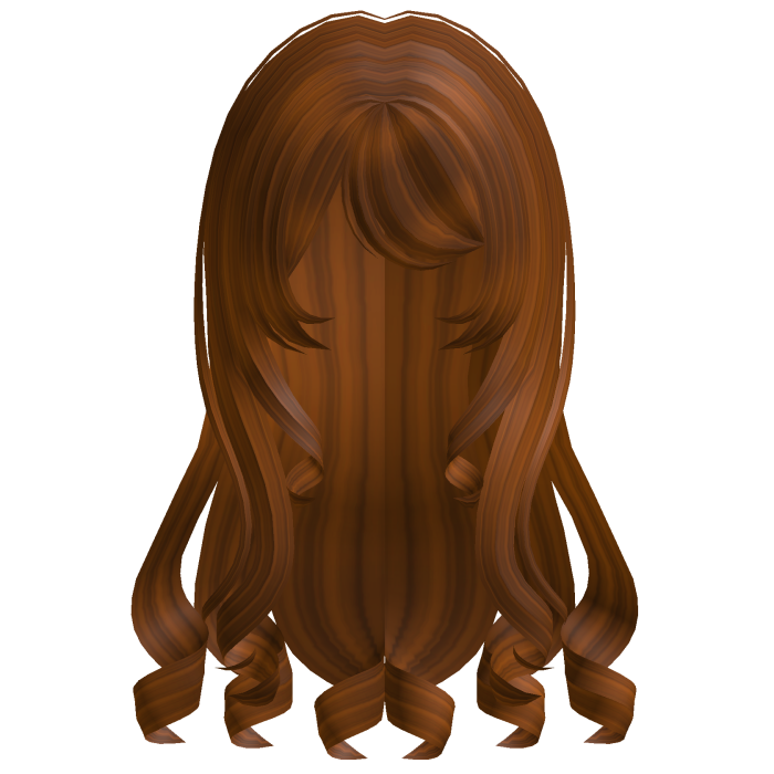 ginger long girl hair