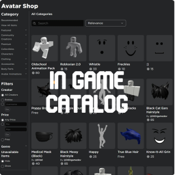 InGame Catalog and Hangout!