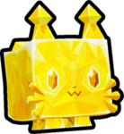 Shiny Golden Diamond Cat Pet Simulator 99 trading value