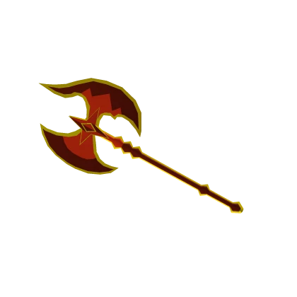 CRK, Burning spice cookie's halberd/war axe. | Roblox Item - Rolimon's
