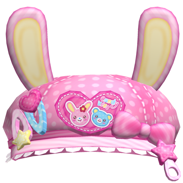 Cute Kawaii Pink Mimi Bunny Mezzo Piano Beret