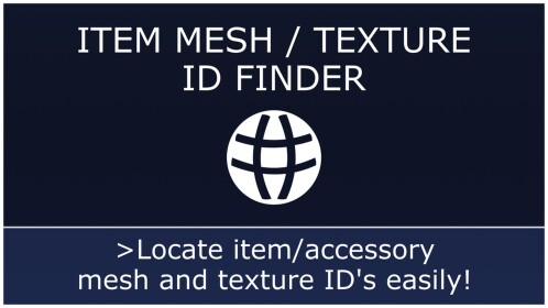 ITEM MESH/TEXTURE FINDER