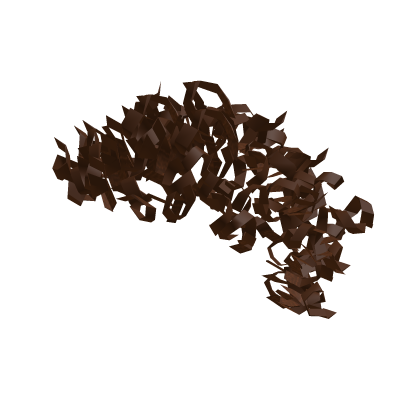Extension For Brown Curly hair W Burst Fade Roblox item