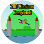 200 Missions Completed