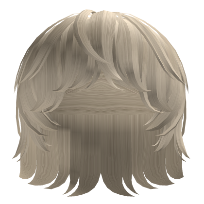 Platinum Short Modcut Clean Hair Roblox item