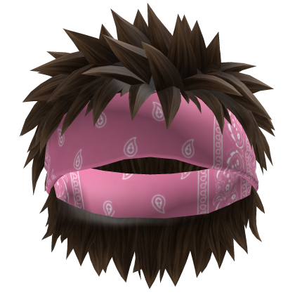 Brown Warrior Cut Hair W/Bandanna Neymar Roblox item