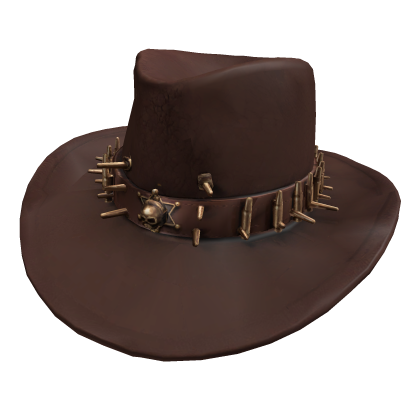 Brown Spiked Cowboy Hat Roblox item