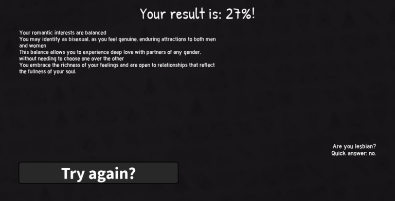 Lesbian Quiz! screenshot 1