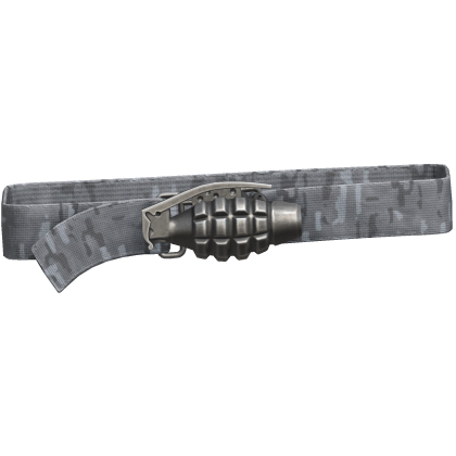 Y2k Grunge Grenade Belt White Camo 1.0 Roblox item
