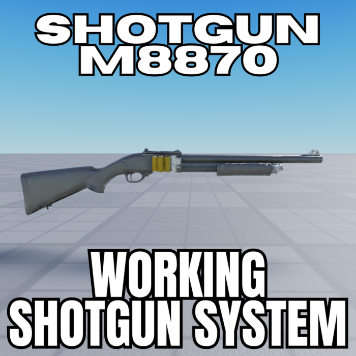 (WORKING GUN) SHOTGUN M8870 Tool [PBR] preview 1