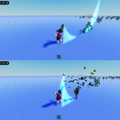 Returning Throwing Axe Weapon (with Death Effect) preview 1