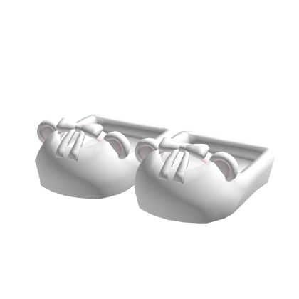 ♡ cutesy panda slippers in white