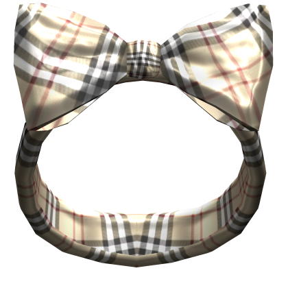 Silky Bow Head Wrap In Designer Roblox item