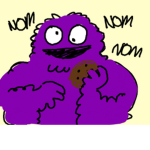 purple cookie monsters