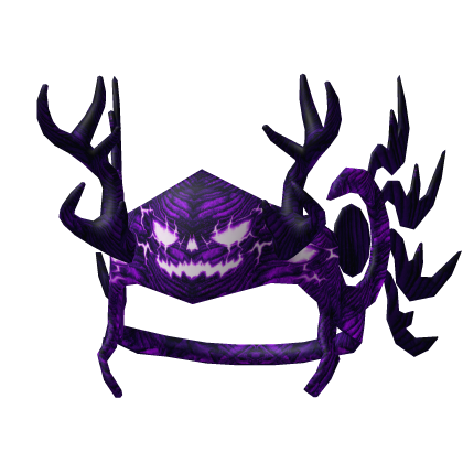 Purple Halloween Valk With Antlers