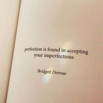 Perfection is imperfect