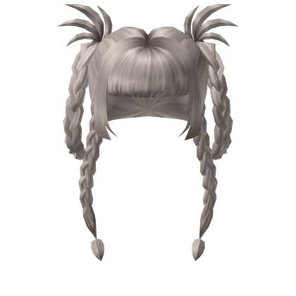 Y2K Rockstar Loop Braids in Ash Blonde Roblox item