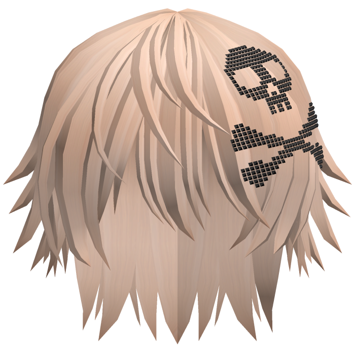 Emo Vkei Moe Boy Hair w Skull Blonde