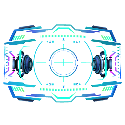 Cyber Future Visor Neon EDM
