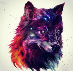 galaxy wolf!