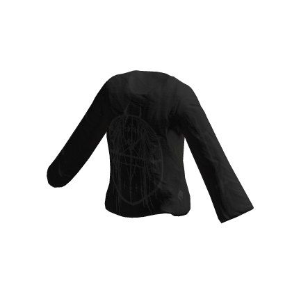 Black Graphic Sweater