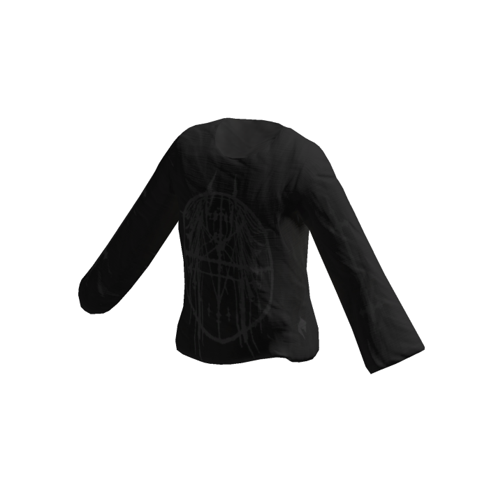 Black Graphic Sweater