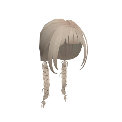 Y2k Messy Braids in Ash Blonde Roblox item
