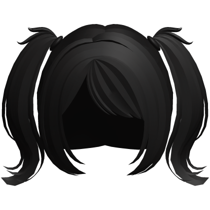 black cutecore moe protagonist pigtails