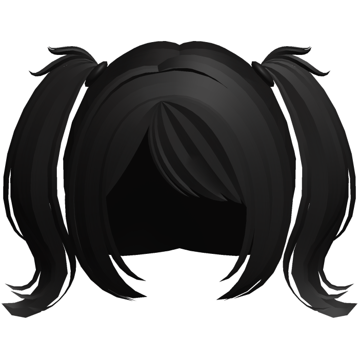 black cutecore moe protagonist pigtails