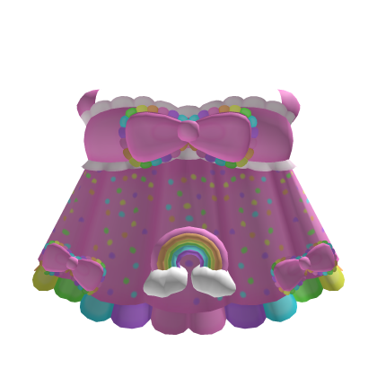 𖹭◞  mi rainbow sprinkle cutie dress 