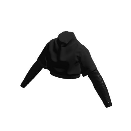 Black Crop Top Sweater