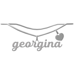 silver georgina necklace