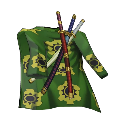 Roronoa Zoro Cape Cloak Swords (One Piece) | Roblox Item - Rolimon's