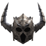 Skull Helmet with Horns