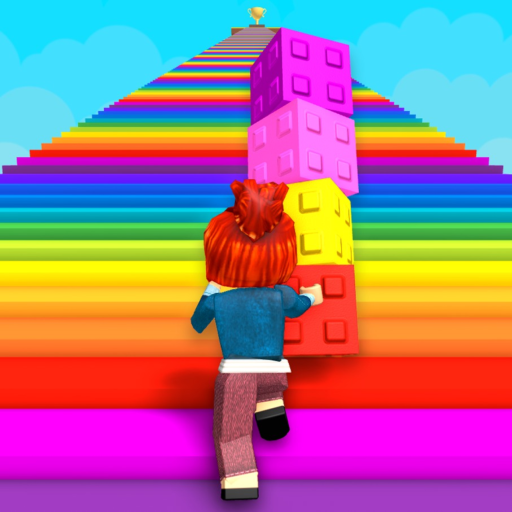 Teamwork Stairs 🌈 official Roblox game thumbnail