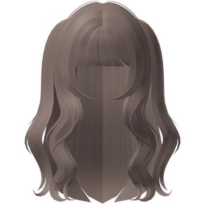 ♡: Adorable Cutesy Long Wavy Hair in Ash Brown