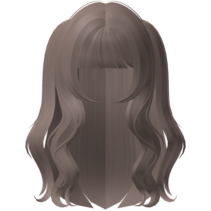 ♡: Adorable Cutesy Long Wavy Hair in Ash Brown