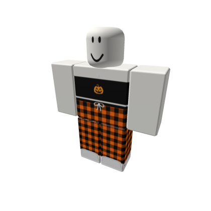 Pumpkin Halloween Plaid Cute Aesthetic Y2K Spooky