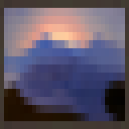 Minecraft sunset painting Roblox decal