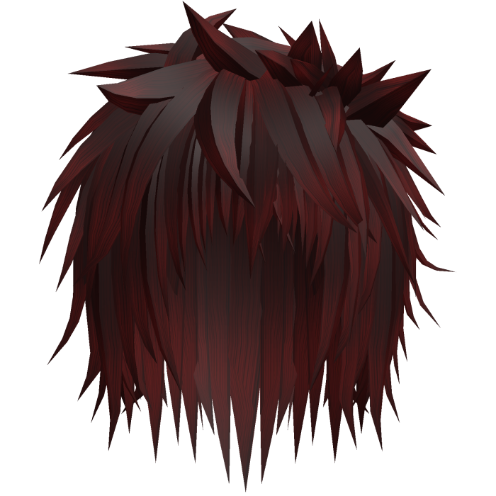 dark red emo spiky messy vampire punk anime hair
