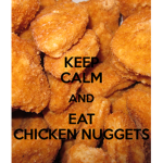 the chicken nuggets ;-;