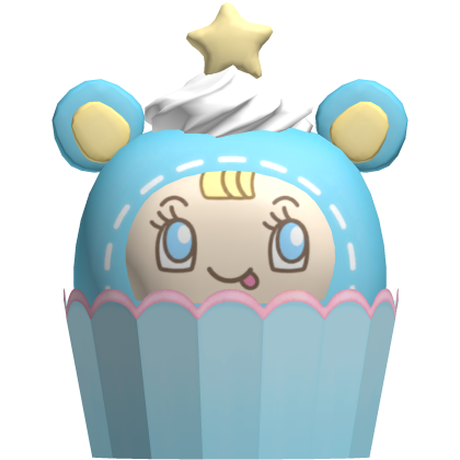 Cute Blue Mezzo Piano Cupcake Roblox item