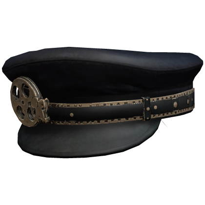Black & Gold Film Reel Cap