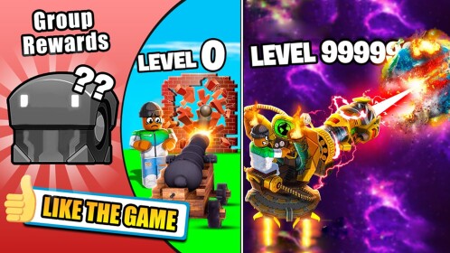 Cannon Destroys Wall Simulator 
