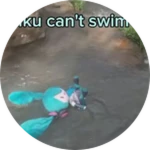 Miku can't swim :c