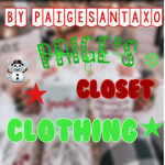 - Paige’s closet-