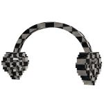 Fancy Tiles 8-Bit Headphones